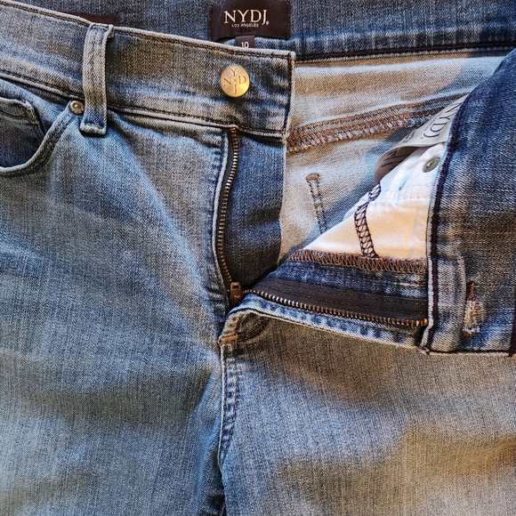 NYDJ Marilyn Crop Jeans Size 10 Pacific Wash - Picture 7 of 15